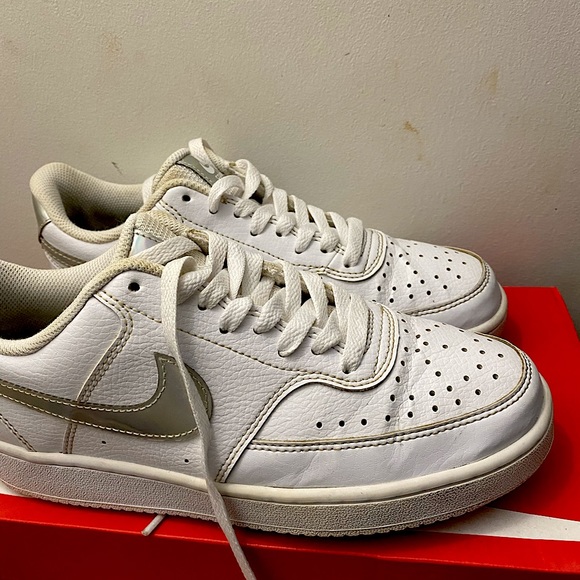 Nike court vision silver swoosh - Picture 1 of 5